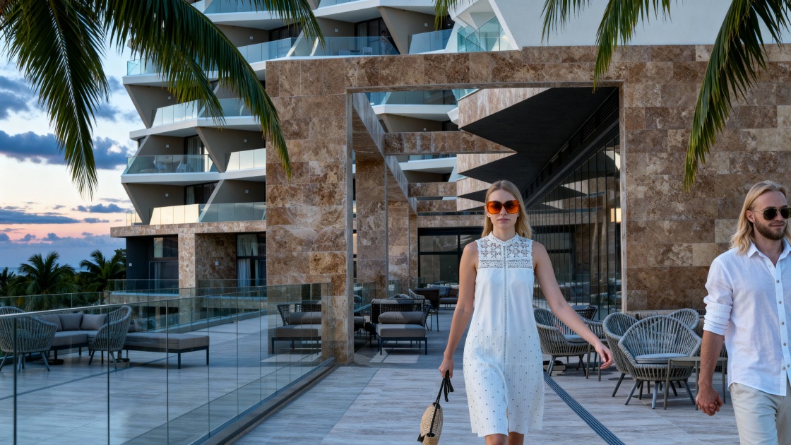 АРХИТЕКТУРНАЯ ВИЗУАЛИЗАЦИЯ 3D ВИЗУАЛИЗАЦИЯ ОТЕЛЯ НА БЕРЕГУ КАСПИЙСКОГО МОРЯ  картинки высокого разрешения